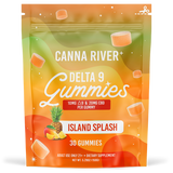 Canna River - Delta 9 Gummies - Island Splash - 30 Gummies (10MG Delta 9 & 20MG CBD Each)