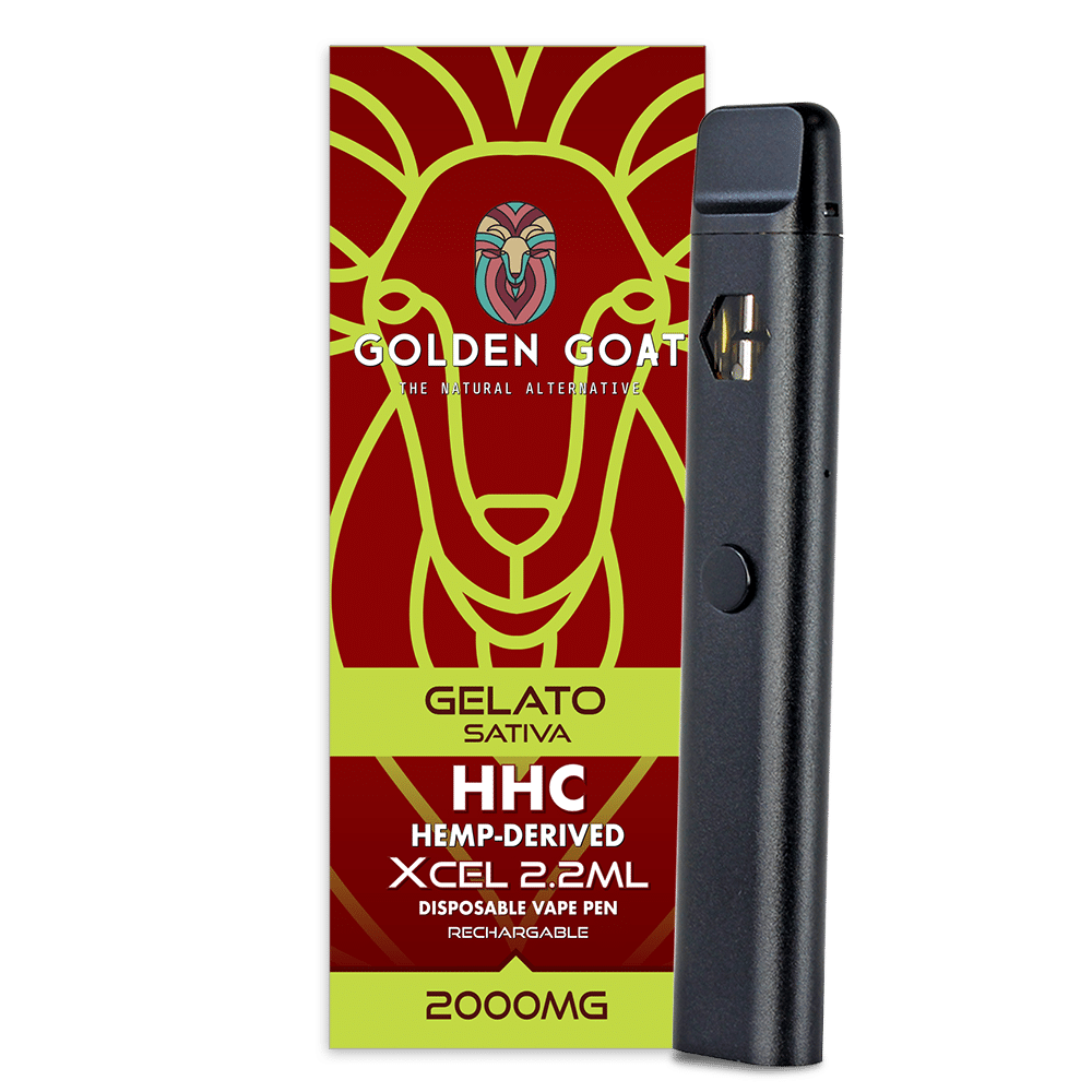 Golden Goat - HHC - Vape Device - 2000mg - Rechargeable-Disposable - G - Super Chill Store.com Golden Goat - HHC - Vape Device - 2000mg - Rechargeable-Disposable - G - Super Chill Store.com