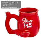 Fashion Craft - Stoner Mom Mug - Red with White Logo