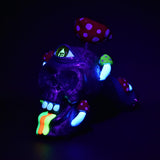 Pulsar - Rainbow - Puking Skull - Bubbler Pipe - 8" - 19mm F