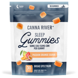 Canna River - Broad Spectrum CBD/CBN Gummies - Sleep - Passionfruit, Orange, Guava - 30 Gummies (100MG Each)