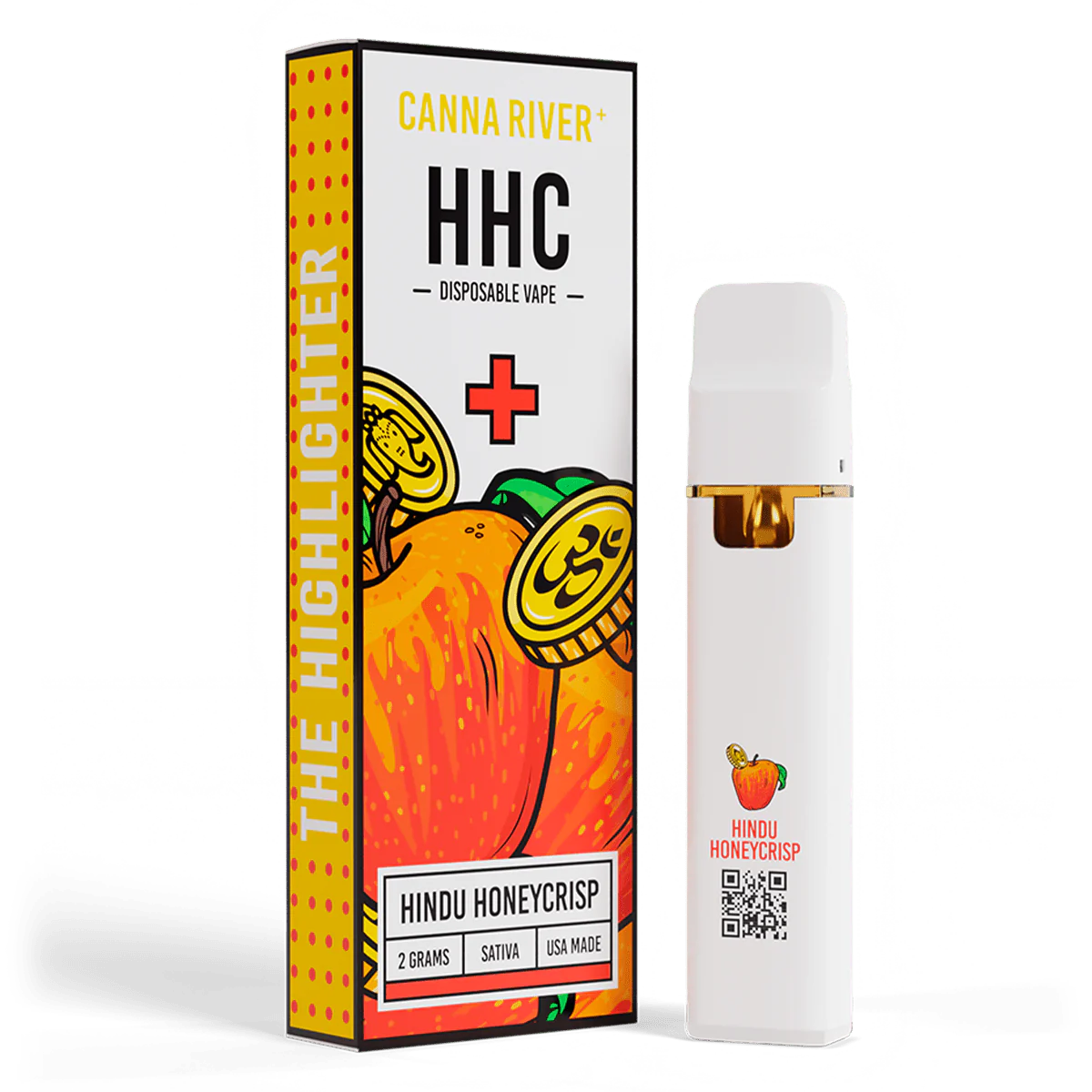 Canna River - HHC Highlighter - Hindu Honeycrisp - 2 Gram (Hybrid)