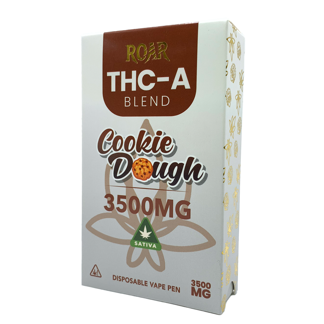 Roar - THC-A - Blend Disposable Vape - 3500MG - Cookie Dough - Sativa
