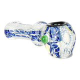 AFG Distribution - Luscious Lace - Glass Spoon Pipe - 4.25" - Colors Vary