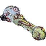 LA Pipes - Painted Warrior Spoon - Glass Pipe