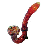 AFG Distribution - Multi-color - Frit Glass - Sherlock Pipe
