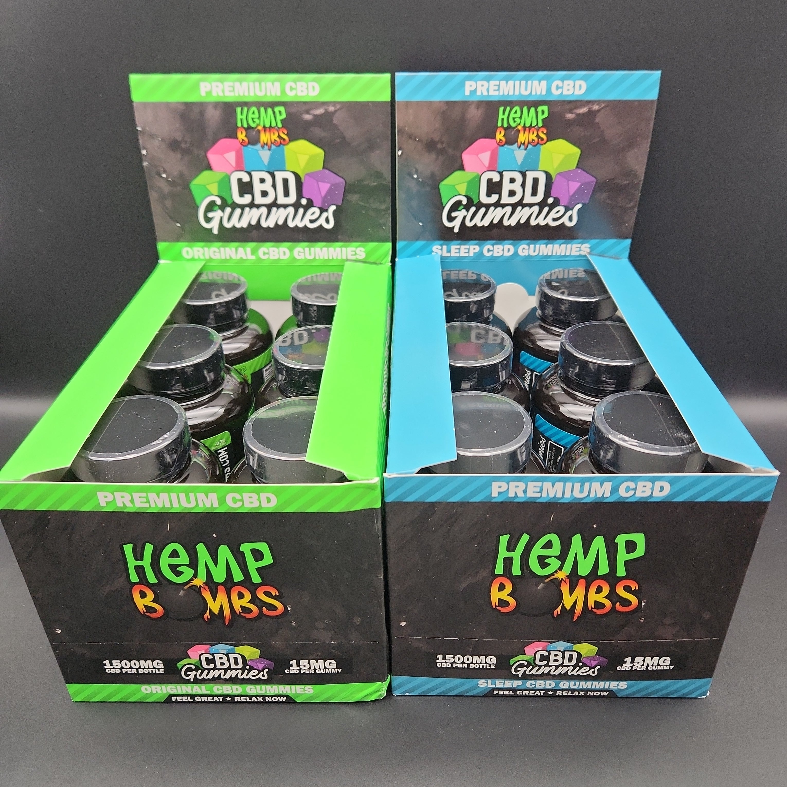 Hemp Bombs - CBD Gummies 100ct - Box of 6