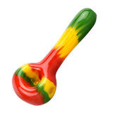 AFG Distribution - Rasta Color - Block Spoon Pipe
