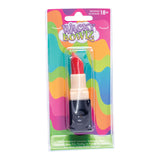 Wacky Bowlz - Lipstick - Ceramic Hand Pipe - 3.75"