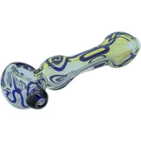 LA Pipes - Painted Warrior Spoon - Glass Pipe