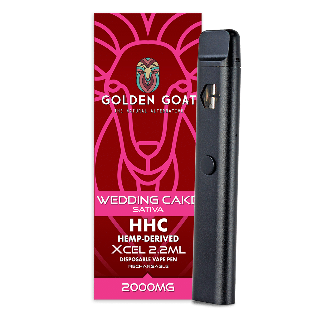 Golden Goat - HHC Vape Device - 2000mg - Rechargeable-Disposable - Wed - Super Chill Store.com Golden Goat - HHC Vape Device - 2000mg - Rechargeable-Disposable - Wed - Super Chill Store.com
