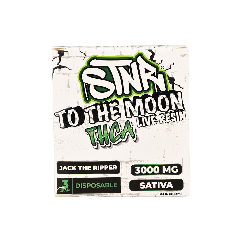 Stnr Disposable Vape STNR To The Moon - THCA - Live Resin Disposable Vape - 3g - 6ct Displa Stnr Disposable Vape STNR To The Moon - THCA - Live Resin Disposable Vape - 3g - 6ct Displa