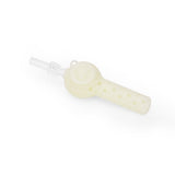 The Puff Brands - Ritual - 4'' - Silicone Nectar Spoon - UV Titanium Whitesili