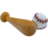 LA Pipes - "420 Stretch" - Bat & Baseball - Glass Pipe