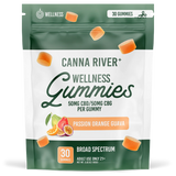 Canna River - Broad Spectrum CBD/CBG Gummies - Wellness - Passionfruit, Orange, Guava - 30 Gummies (100MG Each)