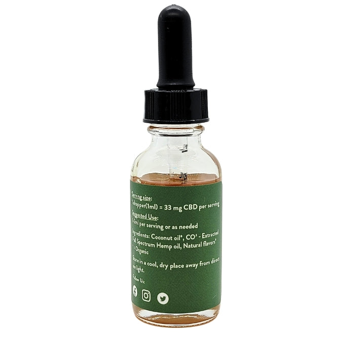 Full Spectrum Raspberry Canna Drops - Full Spectrum - 1000mg - CBD Tincture - Raspberry - Caro ...