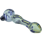 LA Pipes - Painted Warrior Spoon - Glass Pipe