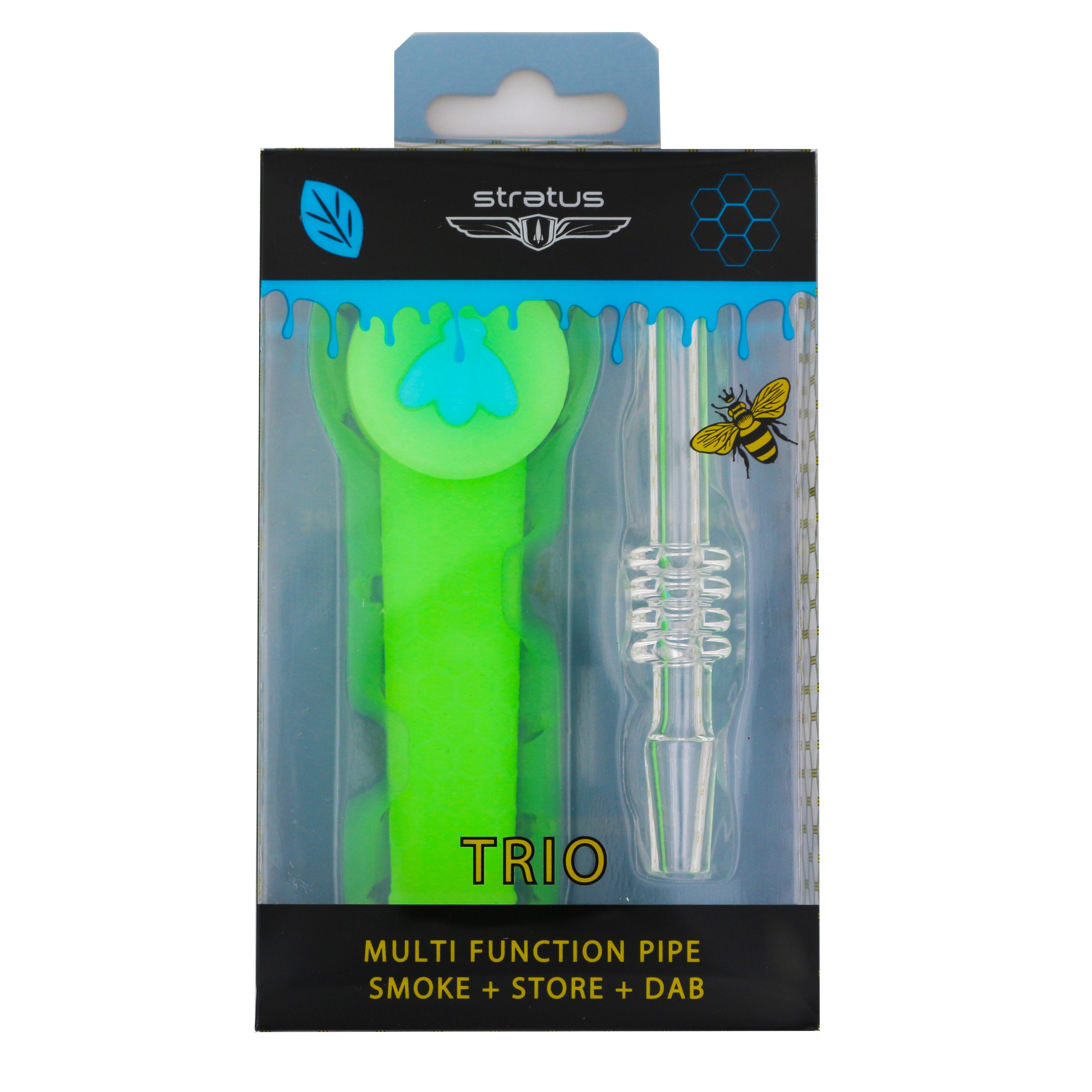 Stratus Smoke And Vape STRATUS - Trio - 3 IN 1 - Silicone - Hand Pipe New Drop | The Stratus Smoke And Vape STRATUS - Trio - 3 IN 1 - Silicone - Hand Pipe New Drop | The