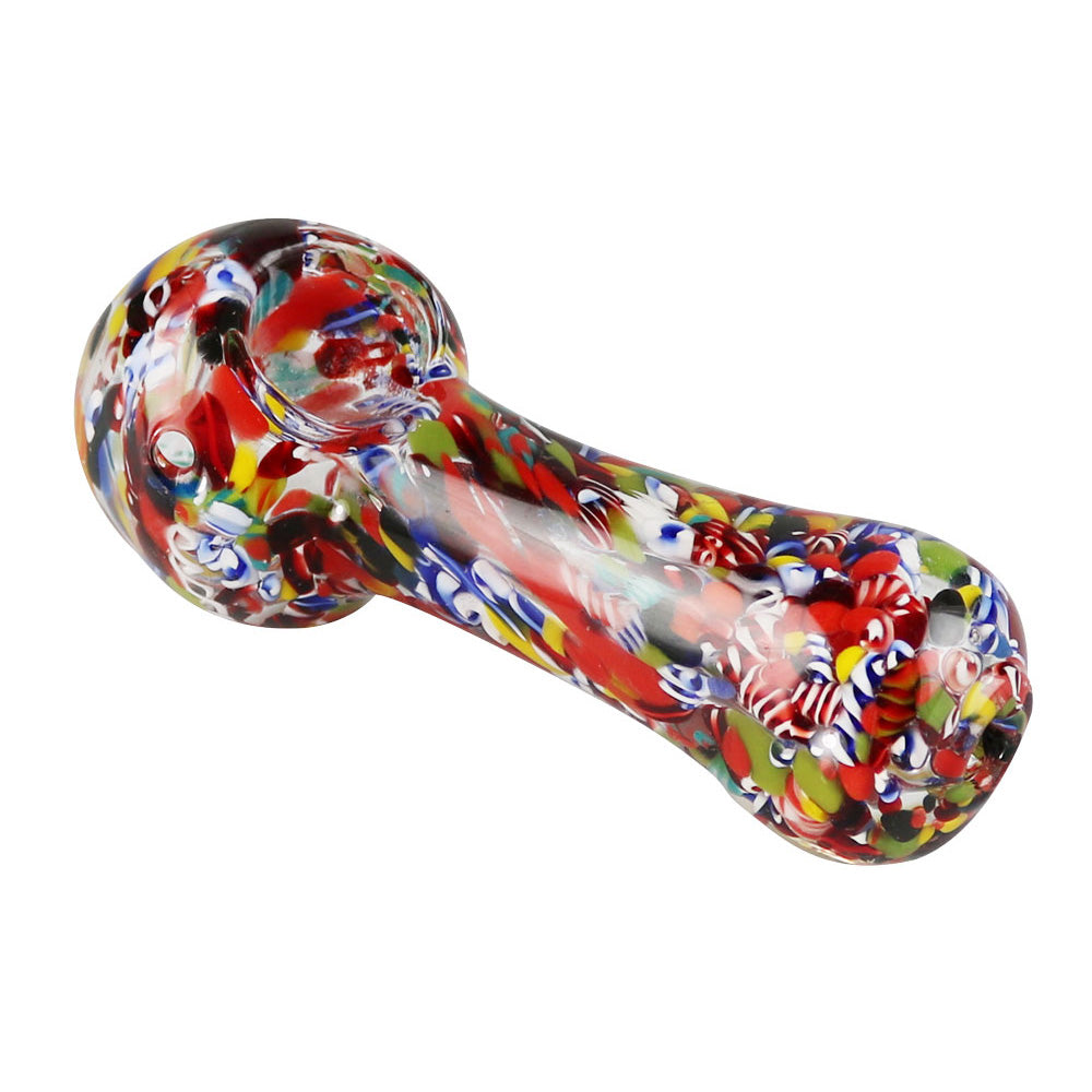 AFG Distribution - Splatter Frit - Glass Hand Pipe - 4.5