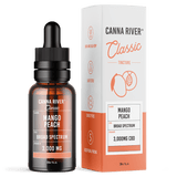Canna River - Broad Spectrum CBD Classic Tincture - Mango Peach - 30mL