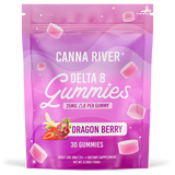 Canna River - Delta 8 Gummies - Dragon Berry - 30 Gummies (25 MG Each)