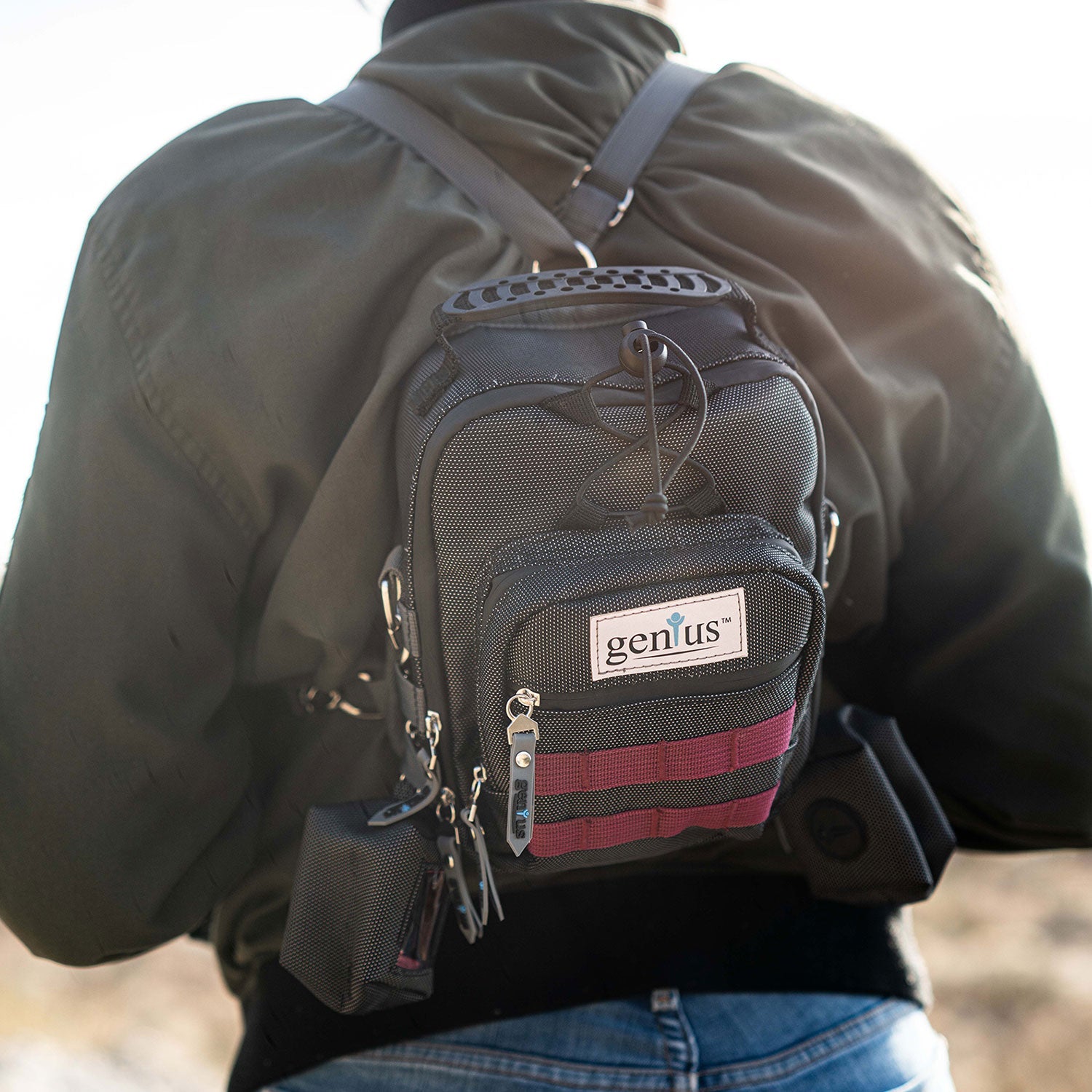 Genius - Backpack - WATER PROOF - SMELL PROOF - Super Chill Store.com