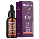 Canna River - Full Spectrum CBD/CBN/CBG Calm Tincture - Mango Peach - 60mL