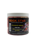 Rockstar Shroom Gummies - 5000 MG - Strawberry Napalm - 100% Natural - 50 Gummies (100MG Each) - Made in USA