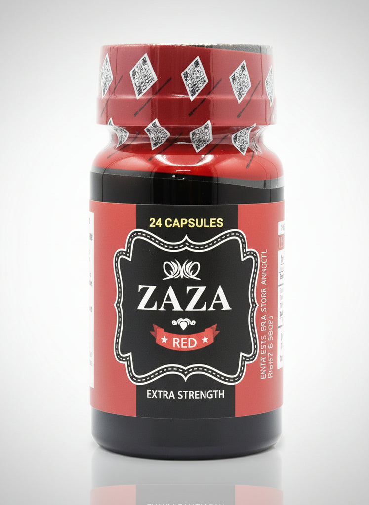 ZaZa Red Capsules - Extra Strength - 24 Capsules Pack - Made in USA ...