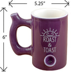 Fashion Craft - Plum Color - Glossy Premium - Roast & Toast - Mug