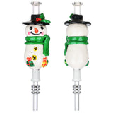 Vessel - Snowman Vapor - w - Quartz Tip - 7" - 10mm F