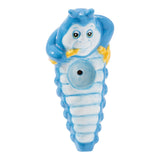 Wacky Bowlz - Smoking Caterpillar - Ceramic Hand Pipe - 4"