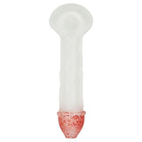 AFG Distribution - Phosphorescent Phallus - Glow in the Dark - Glass Pipe - 6.25"