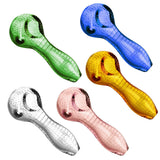 Pulsar - Bubble Matrix - Spoon Pipe - 4" - Colors Vary