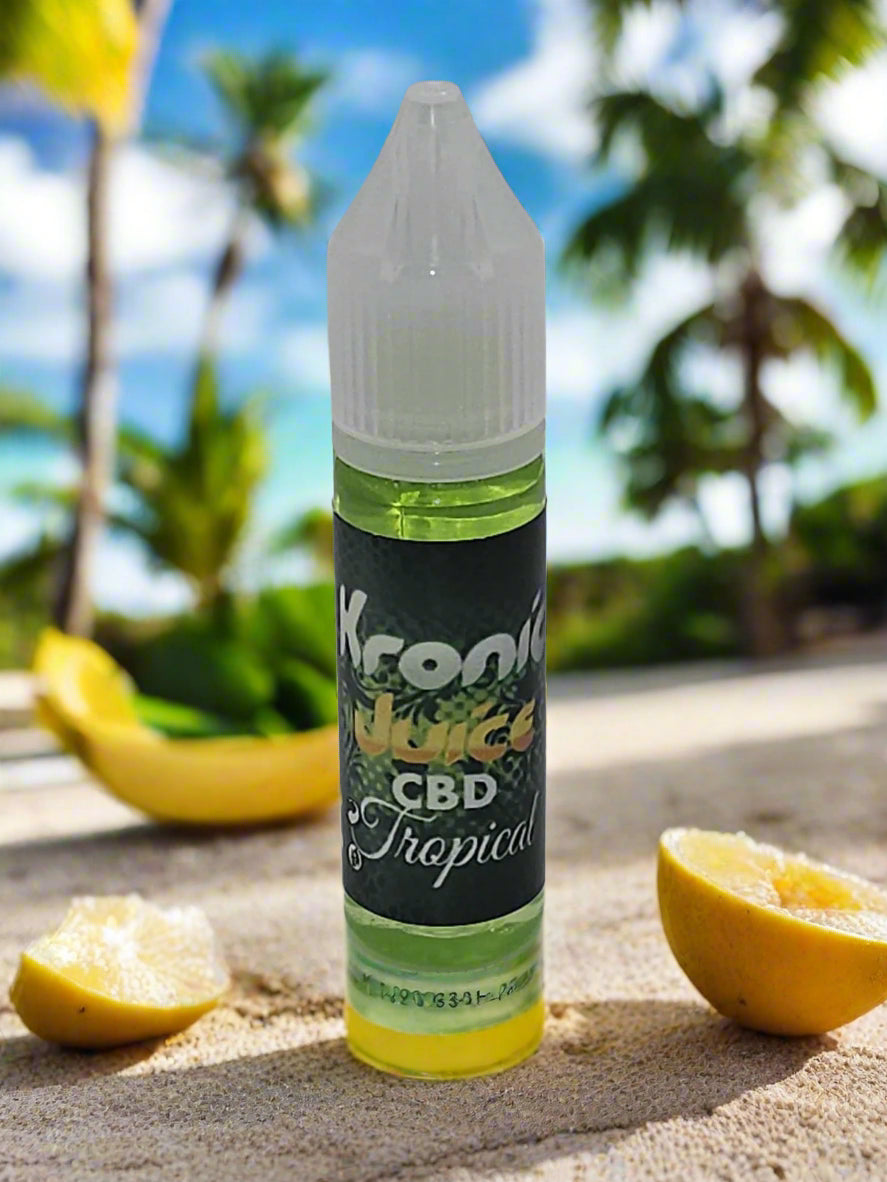 Kronic CBD Vape Juice - Tropical - 15 ML - CBD Infused Topical - Made - Super Chill Store.com Kronic CBD Vape Juice - Tropical - 15 ML - CBD Infused Topical - Made - Super Chill Store.com