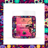 Super Chill CBD Gummies Jar - 1500 MG - 100% Natural - 15 Gummies (100MG Each) - Made in USA