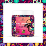 Super Chill CBD Gummies Jar - 1500 MG - 100% Natural - 15 Gummies (100MG Each) - Made in USA
