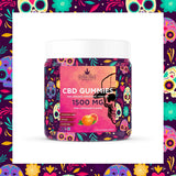 Super Chill CBD Gummies Jar - 1500 MG - 100% Natural - 15 Gummies (100MG Each) - Made in USA
