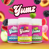 Yumz Lab - Delta 9 - Live Resin - THC Gummies - 400MG - Farm Bill Compliant - 40 Gummies (10MG THC Each) - BUNDLE