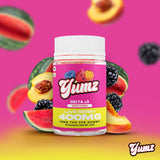 Yumz Lab - Delta 9 - Live Resin - THC Gummies - Fruit Punch - 400MG - Farm Bill Compliant - 40 Gummies (10MG THC Each)