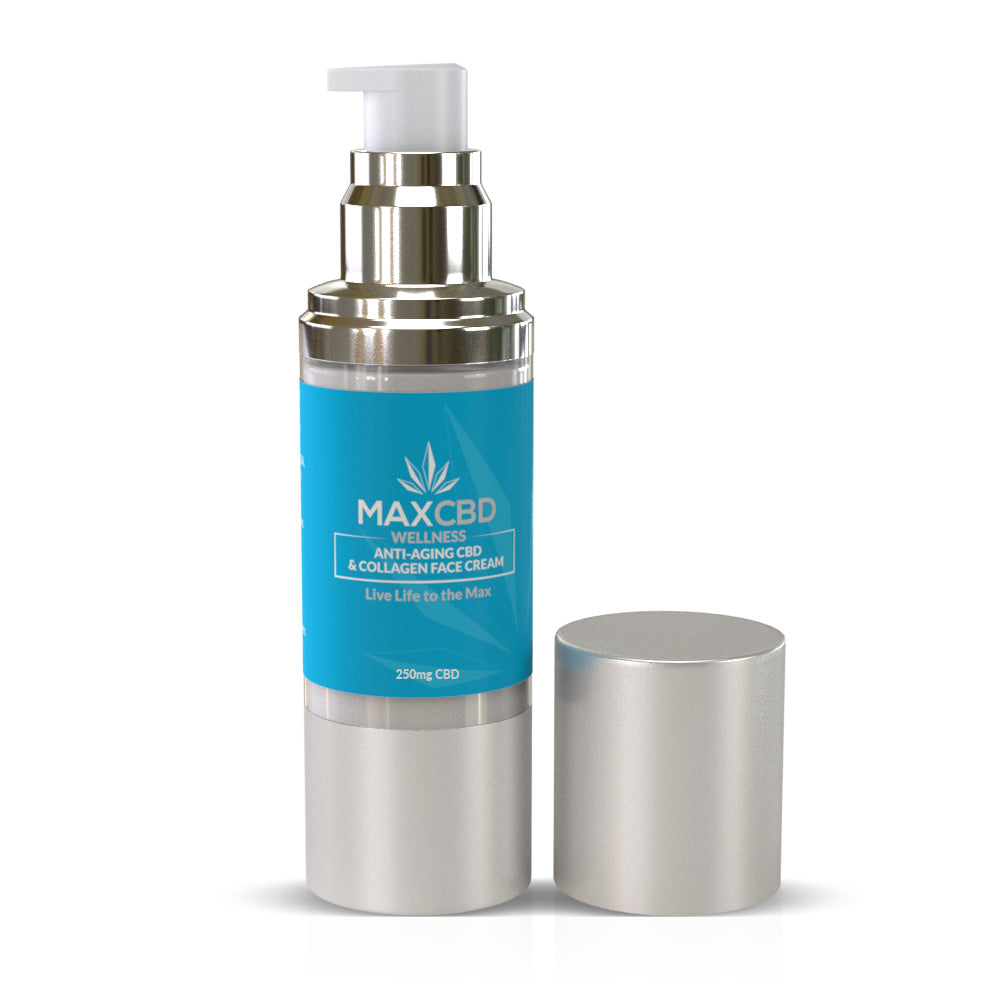 MaxCBD Wellness - Anti-aging CBD & Collagen Face Cream